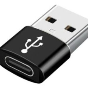 ADAPTADOR GEMBIRD USB AM A TIPO C HEMBRA, NEGRO