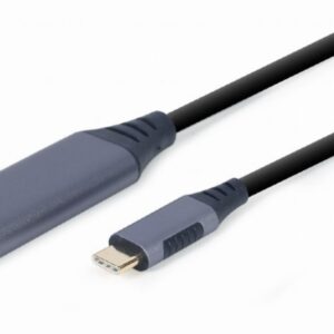 ADAPTADOR GEMBIRD USB TIPO C A DISPLAYPORT MACHO, GRIS ESPACIAL