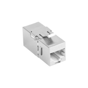 ADAPTADOR LANBERG CAT6 FTP HEMBRA THRU KEYSTONE RJ45 A RJ45, 90 GRADOS