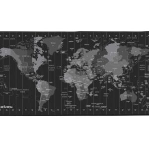 ALFOMBRILLA NATEC TIME ZONE MAP MAXI 800X400 MM