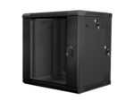 ARMARIO LANBERG MURAL DOBLE SECCION RACK 19" 12U/600X600 FLAT PACK NEGRO