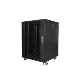 ARMARIO RACK LANBERG 15U 600X600 AUTO ENSAMBLADO 19" HASTA 800KG NEGRO