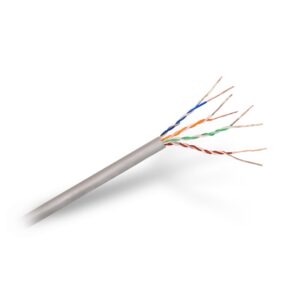 BOBINA CABLE RED AISENS RJ45 CAT.5E UTP RIGIDO AWG24 GRIS 305M
