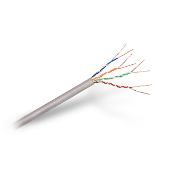 BOBINA CABLE RED AISENS RJ45 CAT.5E UTP RIGIDO AWG24 GRIS 305M