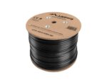 BOBINA CAT.6 LANBERG OUTDOOR FTP RJ45 COBRE GEL-FILLED FLUKE AWG24 305M NEGRO