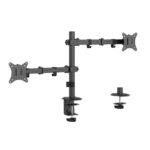 BRAZO DE MONITOR GEMBIRD PARA 2 PANTALLAS DE ESCRITORIO AJUSTABLE 17-32 PULG