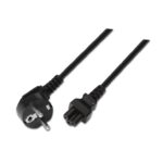 CABLE AISENS ALIMENTACIÓN TRÉBOL CEE7 ACODADO M-C5 H 1.5M