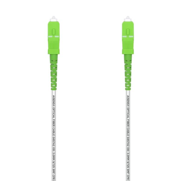CABLE AISENS FIBRA G657A2 3.0 9 125 SMF SIMPLEX LSZH SC APC 3.0M