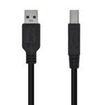CABLE AISENS USB 3.0 IMPRESORA TIPO A/M-B/M NEGRO 2.0M