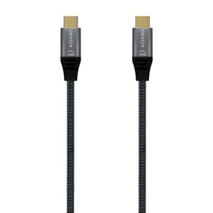 CABLE AISENS USB 3.2 GEN2x2 ALU 20GBPS 8K30HZ 5A 100W USB-C 1.5M