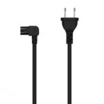 CABLE ALIMENTACION AISENS ACODADO FORMA 8 CEE7/16/M-C7/H 1,8mts