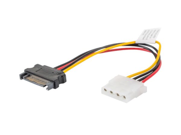 CABLE ALIMENTACION LANBERG MOLEX HEMBRA/SATA MACHO 15CM