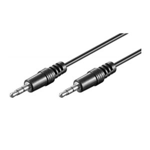 CABLE AUDIO ESTEREO EWENT JACK 3,5MM MACHO A 3,5MM MACHO 2m
