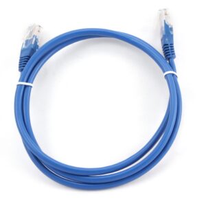 Cable CAT5E UTP moldeado 1m Azul