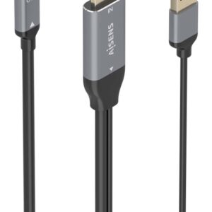 CABLE CONVERSOR AISENS HDMI V2.0 A USB-C 4K@60HZ 1.8M NEGRO