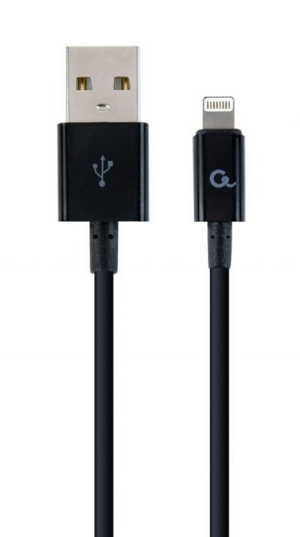 CABLE DE CARGA Y DATOS GEMBIRD DE 8 PINES, 2M, NEGRO