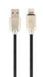 CABLE DE DATOS Y CARGA GEMBIRD 8 PINES DE CAUCHO PREMIUM, 1 M, NEGRO