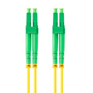 CABLE DE FIBRAOPTICA LANBERG 1M MONO LC/APC-LC/APC DUPLEX G657A1 LSZH AMARILL