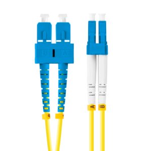 CABLE DE FIBRAOPTICA LANBERG 2M MONO SC/UPC-LC/UPC DUPLEX G657A1 LSZH AMARILL