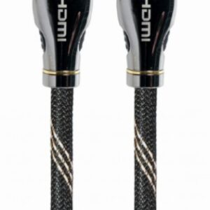 CABLE HDMI 2.1 8K 60HZ GEMBIRD CCBP-HDMI8K-2M PREMIUM TRENZADO ETHERNET 2M NEGRO