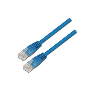 CABLE RED AISENS LATIGUILLO RJ45 CAT.6 UTP AWG24 AZUL 0.5M