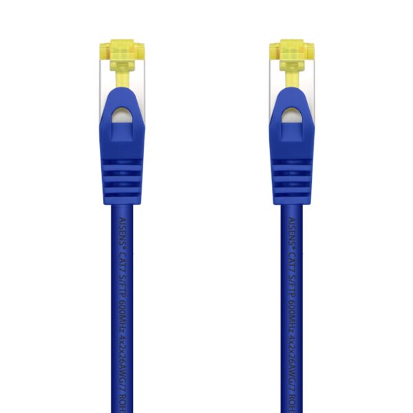 CABLE RED AISENS LATIGUILLO RJ45 LSZH CAT.7 SFTP PIMF 0.5M AZUL