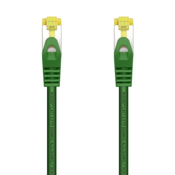 CABLE RED AISENS LATIGUILLO RJ45 LSZH CAT.7 SFTP PIMF 0.5M VERDE