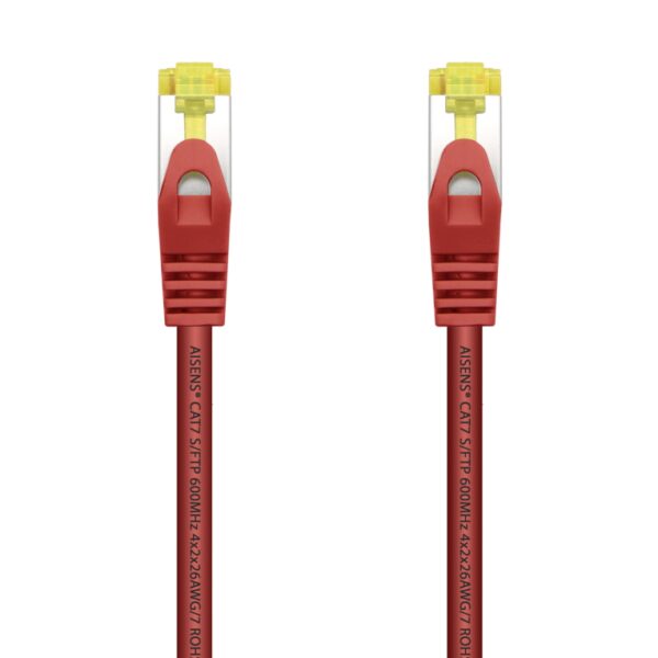 CABLE RED AISENS LATIGUILLO RJ45 LSZH CAT.7 SFTP PIMF 25CM ROJO