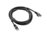 CABLE RED LANBERG LATIGUILLO CAT.6 FTP 0.5M NEGRO FLUKE PASSED