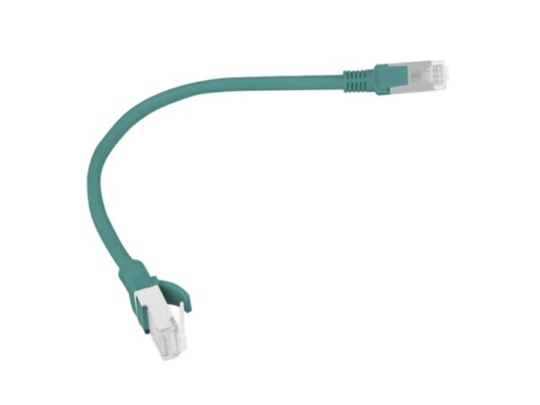 CABLE RED LANBERG LATIGUILLO CAT.6 UTP 0.25M VERDE FLUKE PASSED