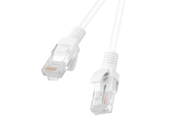 CABLE RED LANBERG LATIGUILLO CAT.6 UTP 1.5M BLANCO FLUKE PASSED