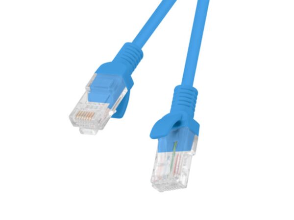 CABLE RED LANBERG LATIGUILLO CAT.6 UTP 5M AZUL FLUKE PASSED