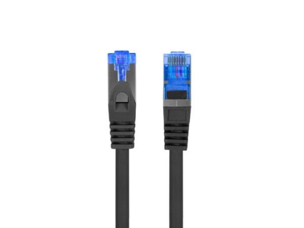 CABLE RED LANBERG LATIGUILLO CAT.6A S/FTP LSZH CCA 5M NEGRO FLUKE PASSED