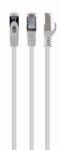 CABLE RED S-FTP GEMBIRD CAT 6A LSZH BLANCO 0,5 M