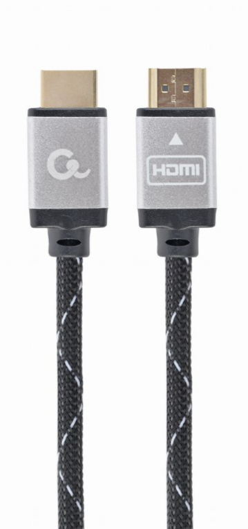 CABLE TRENZADO HDMI 2.0 4K 60HZ GEMBIRD SELECT PLUS CON ETHERNET 7.5M NEGRO