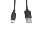 CABLE USB LANBERG 2.0 MACHO/USB C MACHO 1M NEGRO