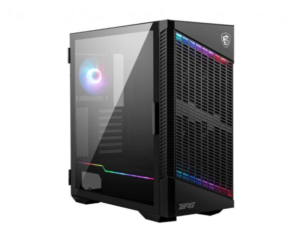 CAJA GAMING MSI MPG VELOX 100P AIRFLOW ATX 2XUSB3.2 RGB NEGRO