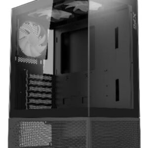 CAJA GAMING XPG INVADER X MINI ATX 1XUSB-C 2XUSB SIN FUENTE ARGB NEGRO