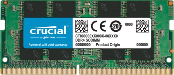 DDR4 SODIMM CRUCIAL 8GB 3200