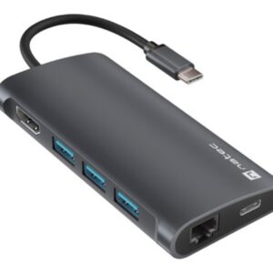 HUB USB-C 8 IN 1 NATEC FOWLER 2 3X USB 3.0 HUB HDMI 4K USB-C