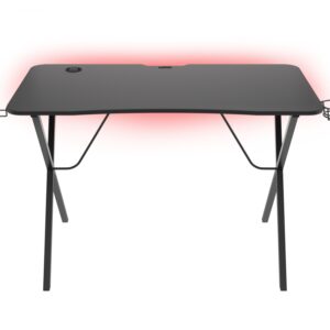 MESA GAMING GENESIS HOLM 200 RGB NEGRO CARBONO