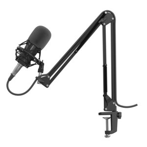 MICROFONO GENESIS RADIUM 300 STUDIO XLR CON BRAZO FILTRO POP