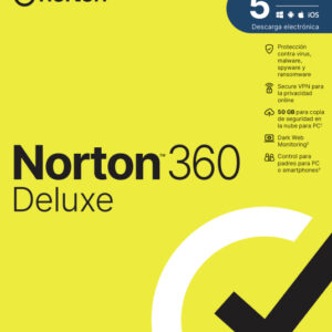 NORTON 360 DELUXE 50GB ES 1 USER 5 DEVICE 12MO