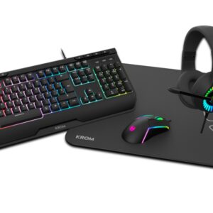PACK KROM 4 EN 1 RGB KENYA GAMING COMBO