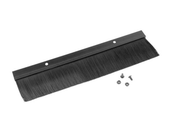 PANEL CEPILLO PARA ENTRADA CABLE RACK 19" NEGRO