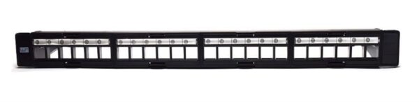 PANEL DE CONEXIONES WP 19" UTP MODULAR VACIO PARA 24 TOMAS KEYSTONE, 1U