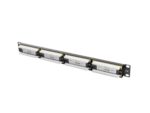 PATCH PANEL LANBERG CAT.6 UTP 24 PUERTOS 1U CAT.6 UTP 19" RACK NEGRO