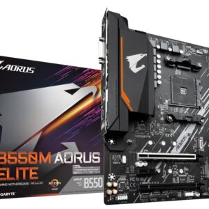 PLACA BASE GIGABYTE B550M AORUS ELITE AM4 MATX 4XDDR4