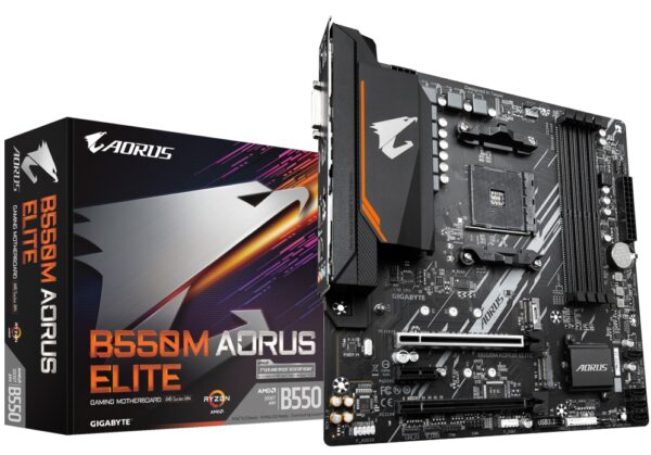 PLACA BASE GIGABYTE B550M AORUS ELITE AM4 MATX 4XDDR4
