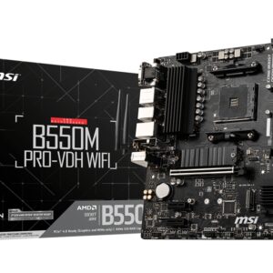 PLACA BASE MSI B550M PRO-VDH WIFI AM4 MATX 4XDDR4